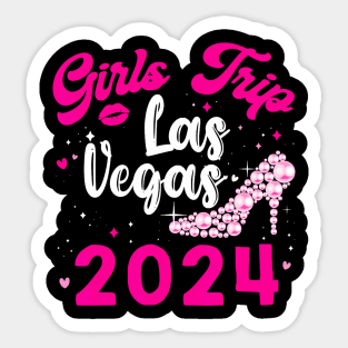 Las Vegas Girls Trip 2024 Cute Summer Vacation Party Match Sticker